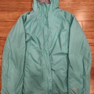 Columbia Light Blue Hooded Jacket